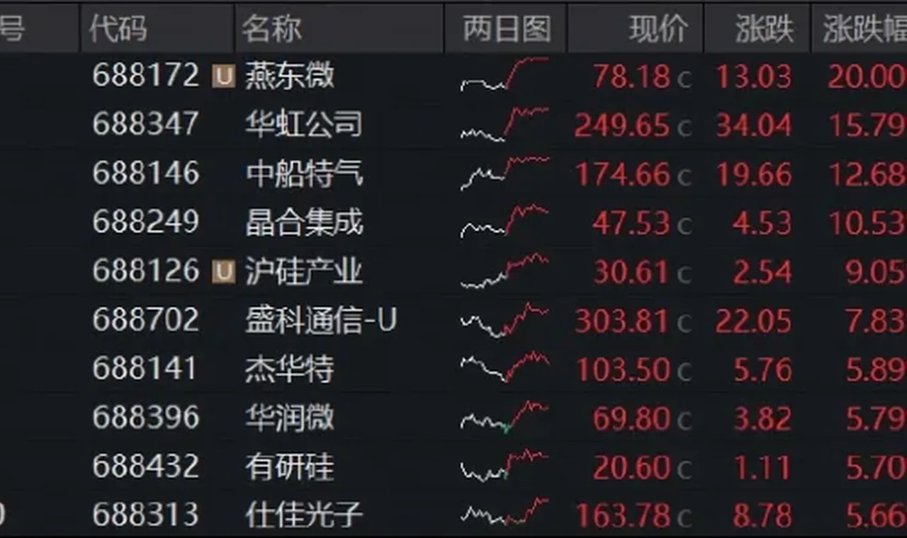 主线王者归来!晶圆代工双雄猛攻,华虹公司、中芯国际携手新高,华宝基金科创芯片ETF放量上涨2.6% 插图